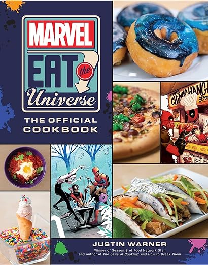 Marvel Eat the Universe Cookbook: A culinary adventure through the Marvel Universe. Discover superhero-inspired recipes in this exciting cookbook.